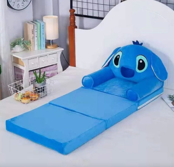 Disney Stitch 2-u-1 Dečija Fotelja na Rasklapanje - Image 2