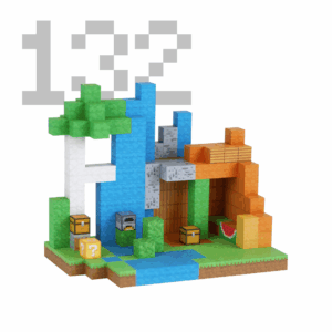 Minecraft Magnetne Kocke – 132 Delova