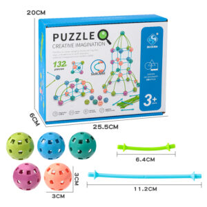 3D Konstrukcioni Set - 132 Dela