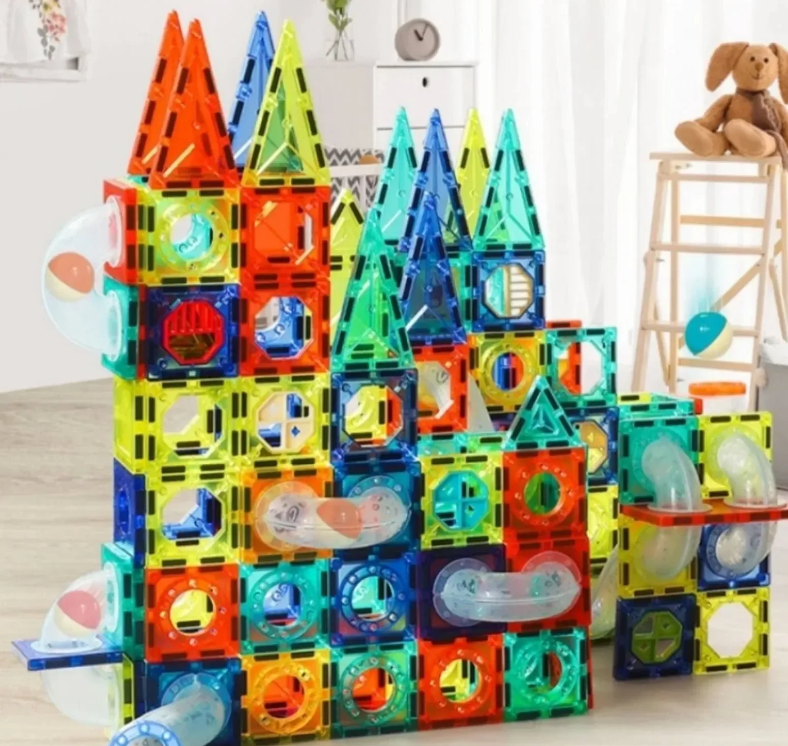 Svetleći Magnetni Set - 96 Delova